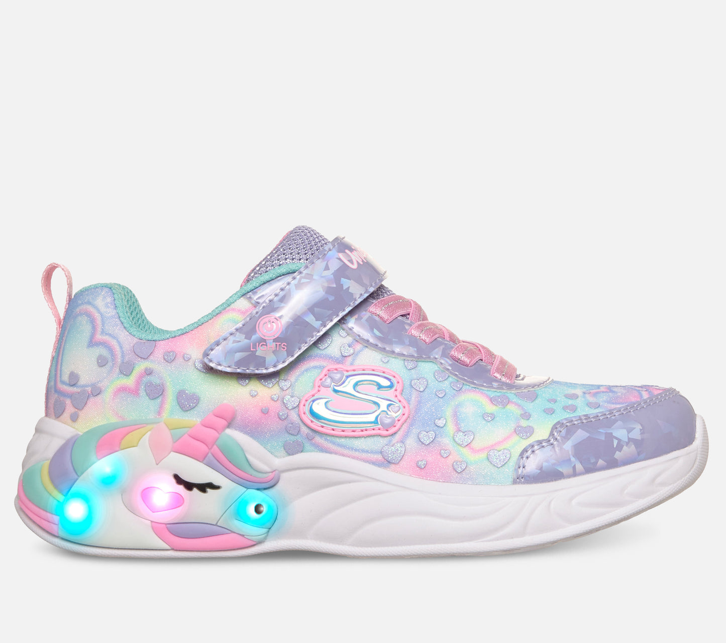 S-Lights: Unicorn Dreams - Heart Sparkles Shoe Skechers.fi