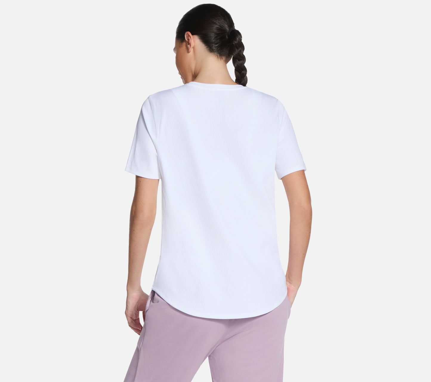 GO WALK Luxe Rib Tee Clothes Skechers.fi