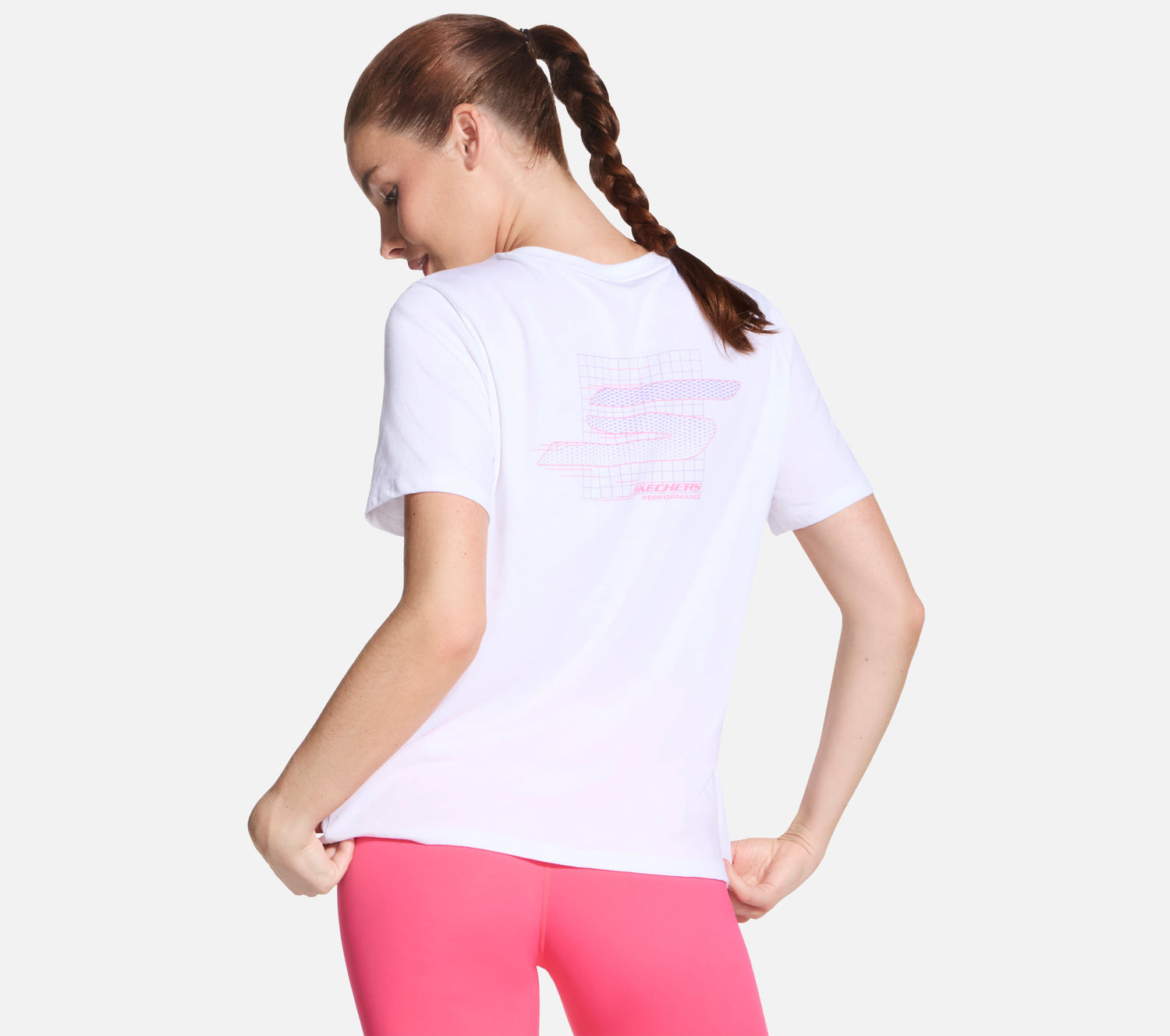 Pace Short Sleeve Tee Clothes Skechers.fi