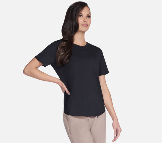GO WALK Luxe Rib Tee Clothes Skechers.fi