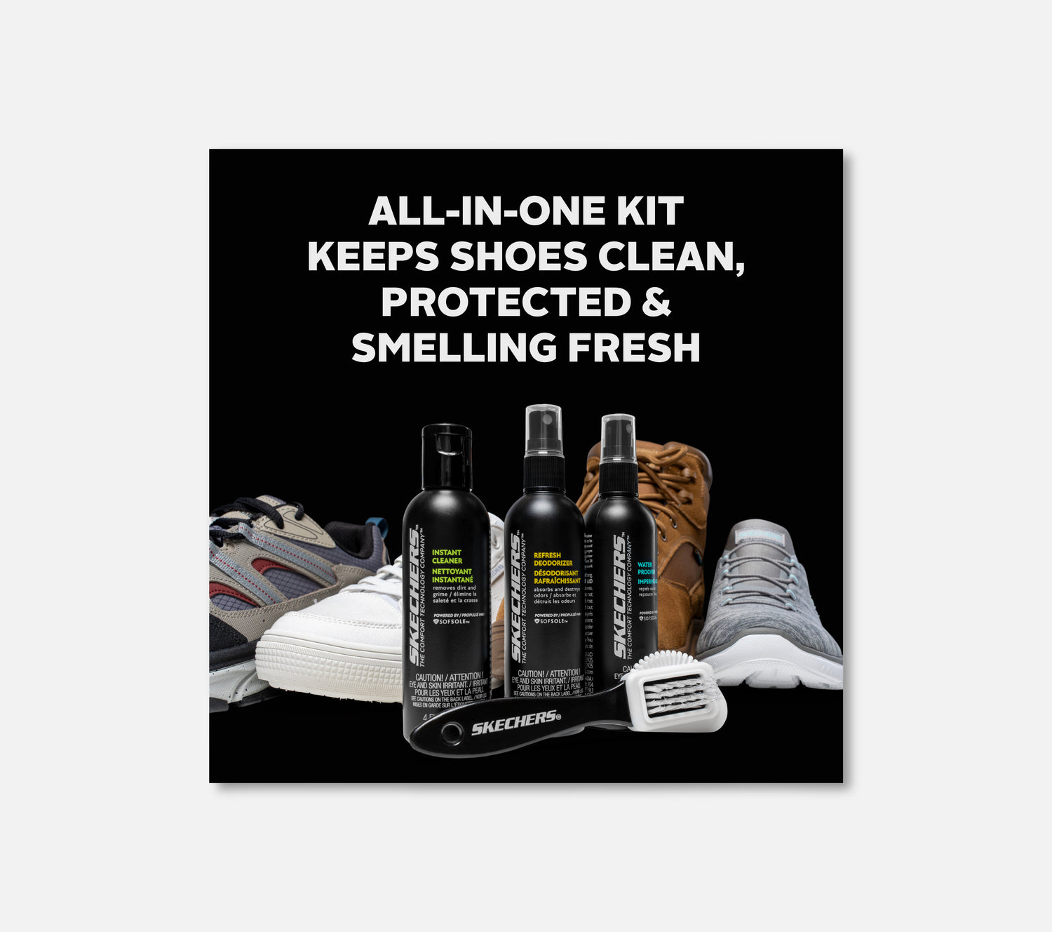 Kengänhoitosetti Shoe Care Skechers.fi