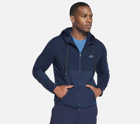 SKECH-KNITS Ultra Go Weekend Full Zip Hoodie Clothes Skechers.fi