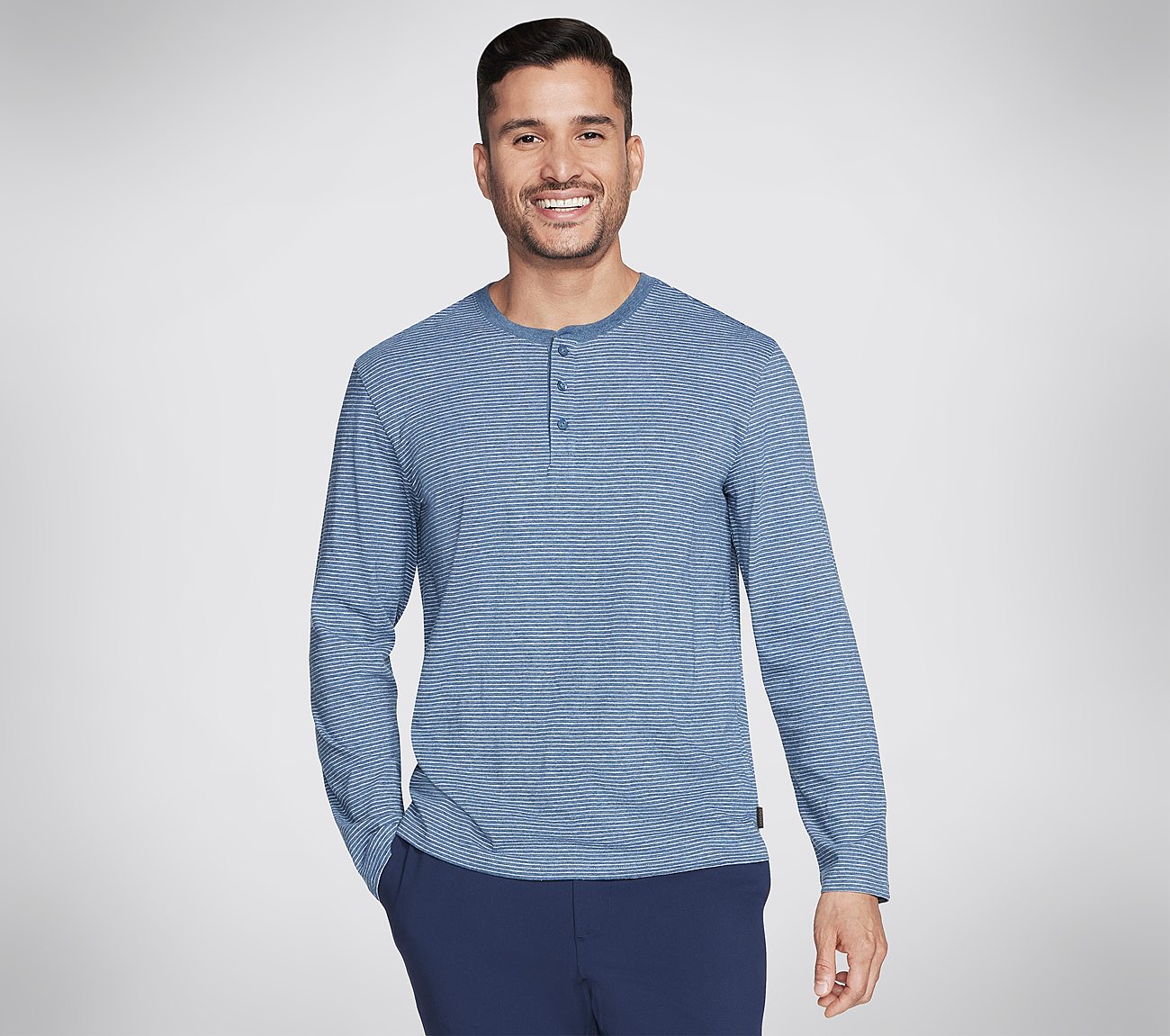 Skech Jersey Henley Clothes Skechers.fi