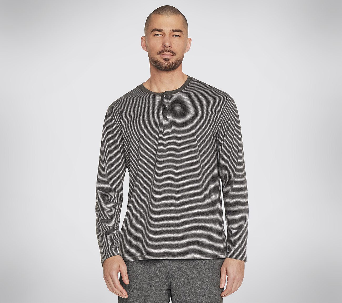 Skech Jersey Henley Clothes Skechers.fi