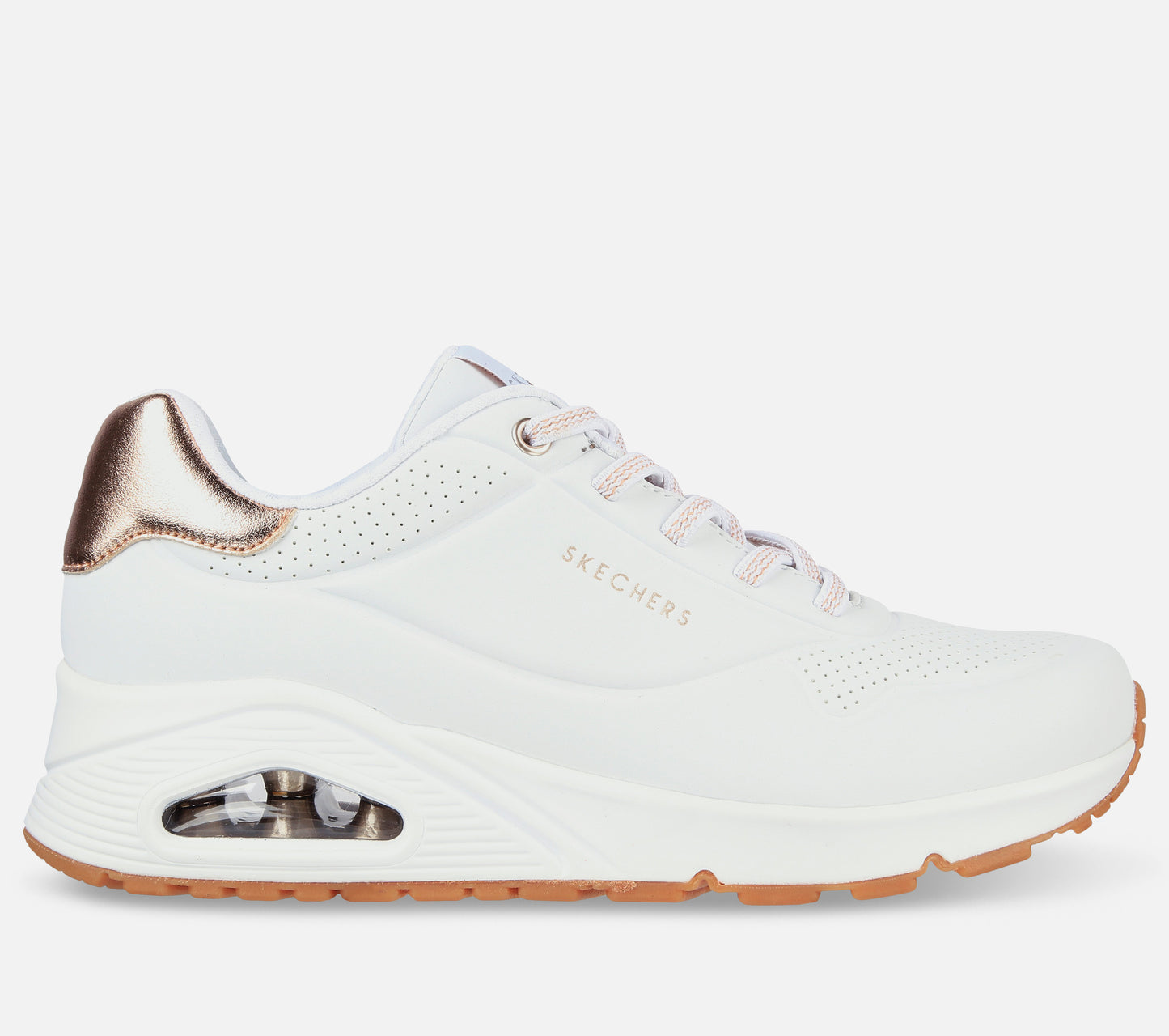 Wide Fit: Uno - Shimmer Away Shoe Skechers.fi