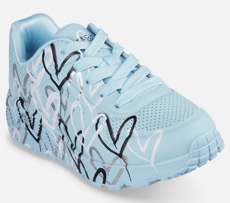 JGoldcrown: Uno Lite - Metallic Love Shoe Skechers.fi