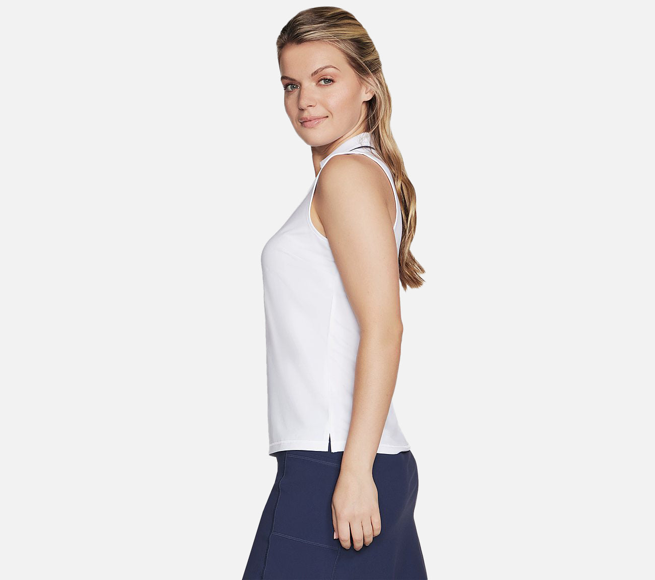 GO DRI Swift Polo Tank Clothes Skechers
