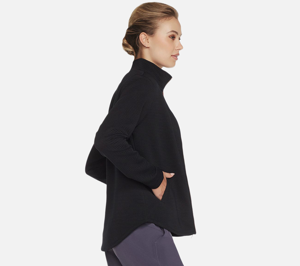 The Hoodless Hoodie GO WALK Shine Jacket Clothes Skechers.fi