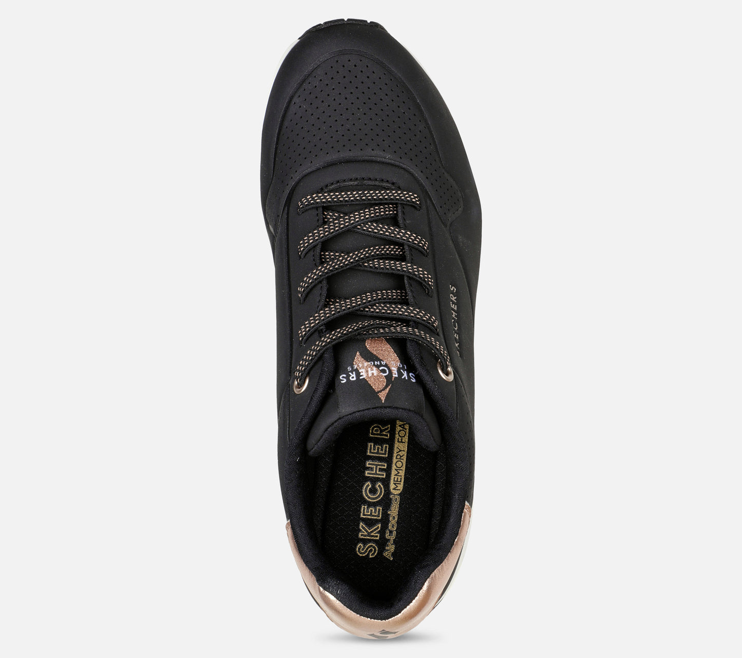 Wide Fit: Uno - Shimmer Away Shoe Skechers.fi