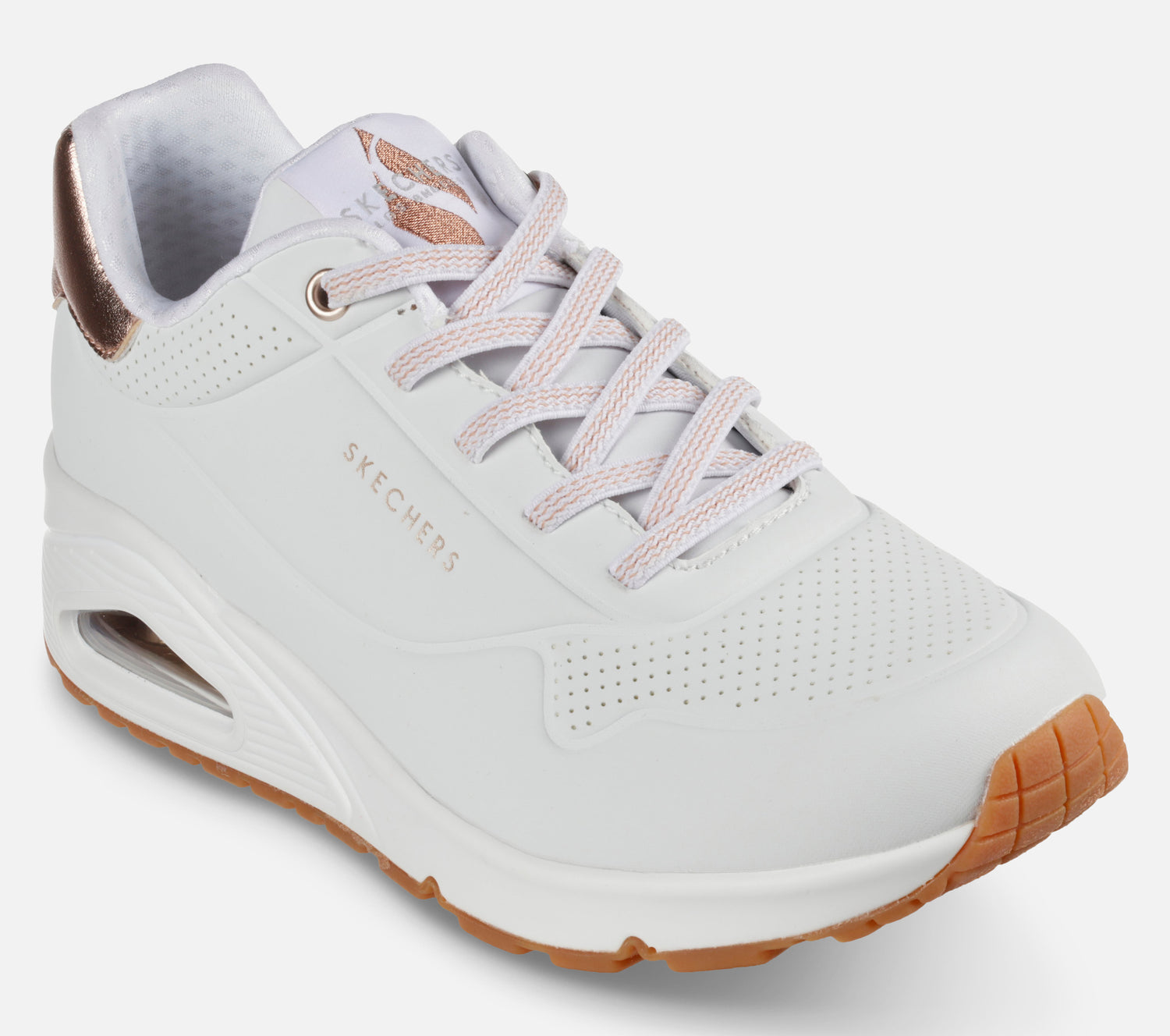 Wide Fit: Uno - Shimmer Away Shoe Skechers.fi