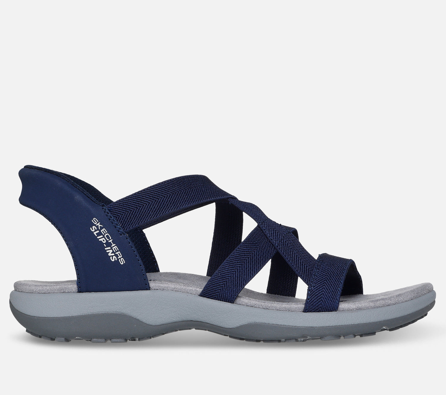Wide Fit: Slip-ins: Reggae Slim - Stretch Flex Sandal Skechers.fi