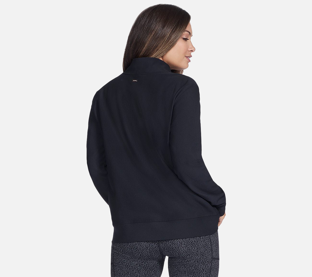 GO LUXE RIB Full Zip Jacket Clothes Skechers.fi