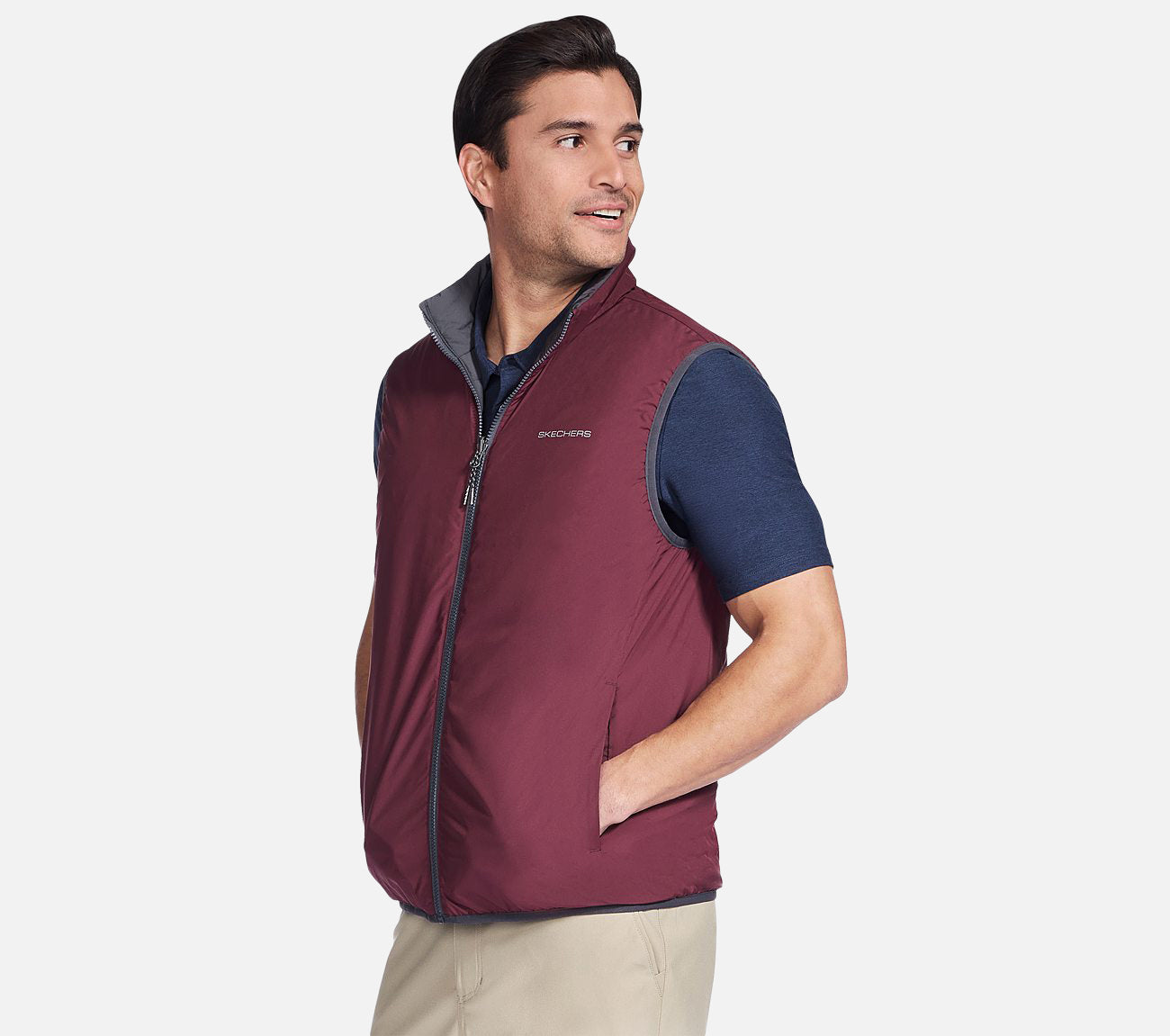 GO SHIELD Altitude Reversible Vest Clothes Skechers.fi
