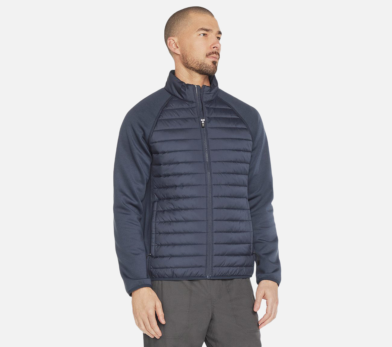 Hoodless Hoodies Cozy Fit Hybrid Jacket Clothes Skechers.fi