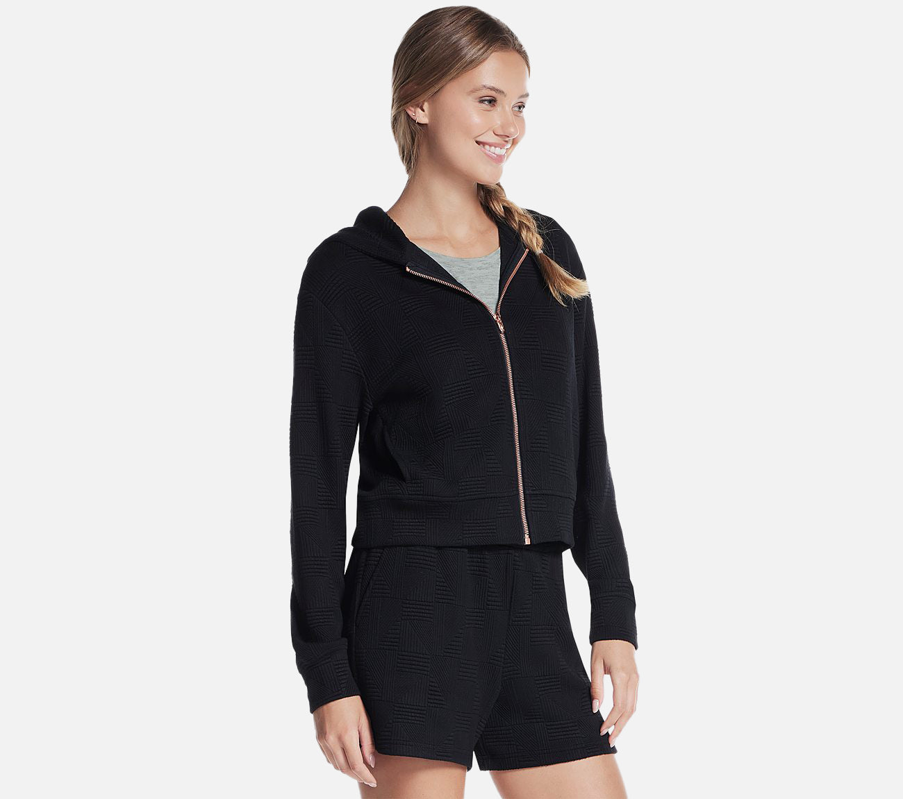 GO WALK Everywhere Diamond FZ Jacket Clothes Skechers.fi