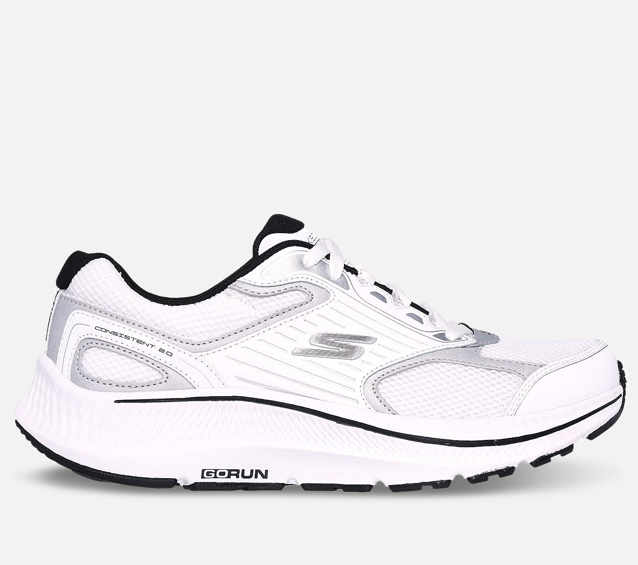 GO RUN Consistent 2.0 - Silver Wolf Shoe Skechers.fi