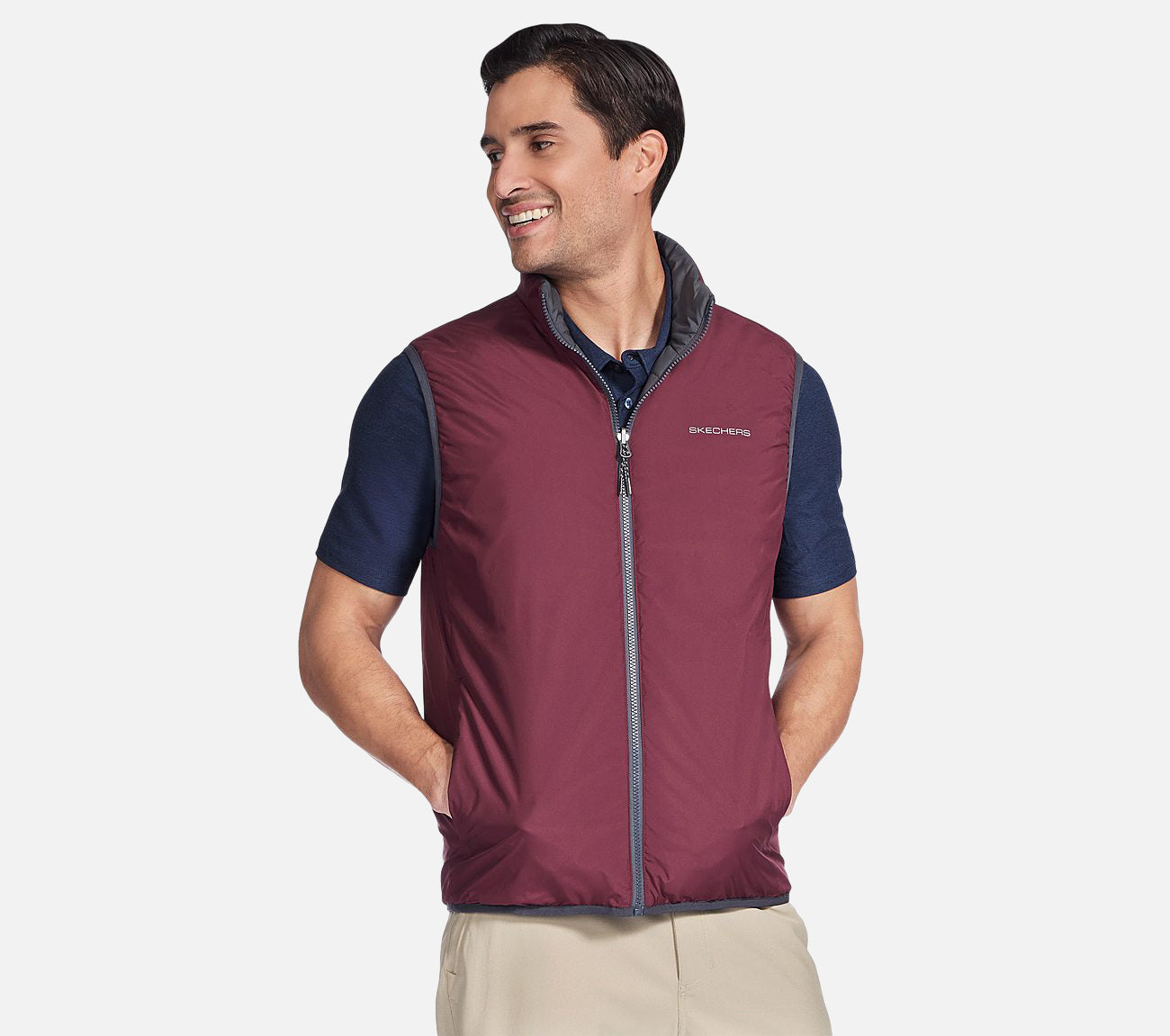 GO SHIELD Altitude Reversible Vest Clothes Skechers.fi