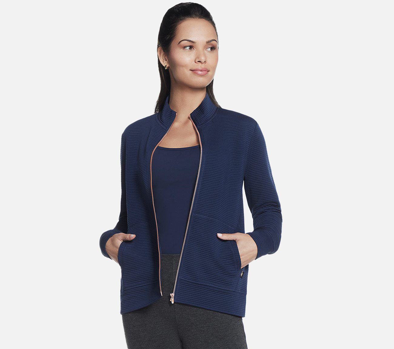 The Hoodless Hoodie GO WALK Everywhere Jacket Clothes Skechers.fi
