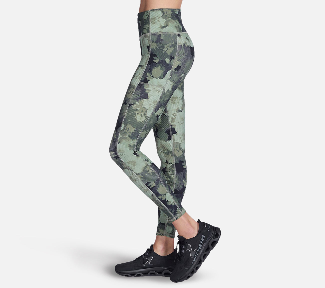 GO FLEX RIB Inbloom Full Length High-Waisted Legging Clothes Skechers.fi