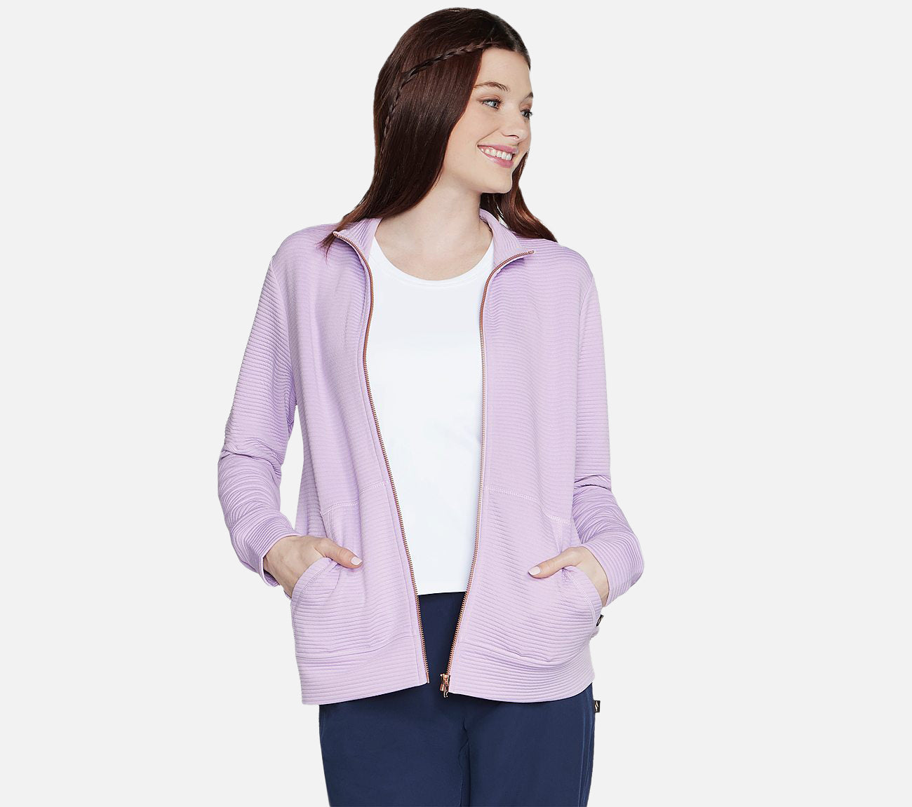 The Hoodless Hoodie GO WALK Everywhere Jacket Clothes Skechers.fi