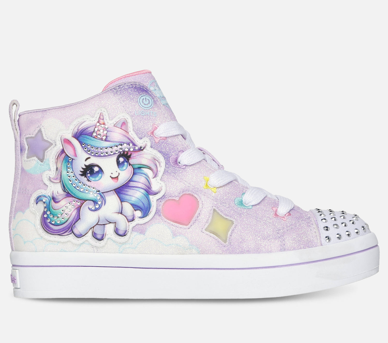 Twinkle Toes: Twi-Lites 2.0 - Unicorn Glam Shoe Skechers.fi