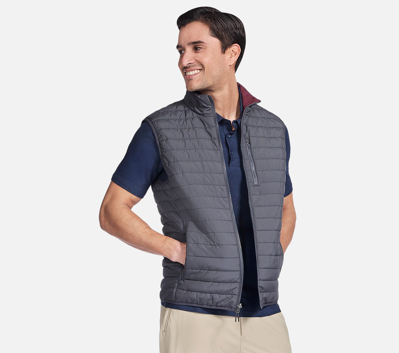 GO SHIELD Altitude Reversible Vest Clothes Skechers.fi