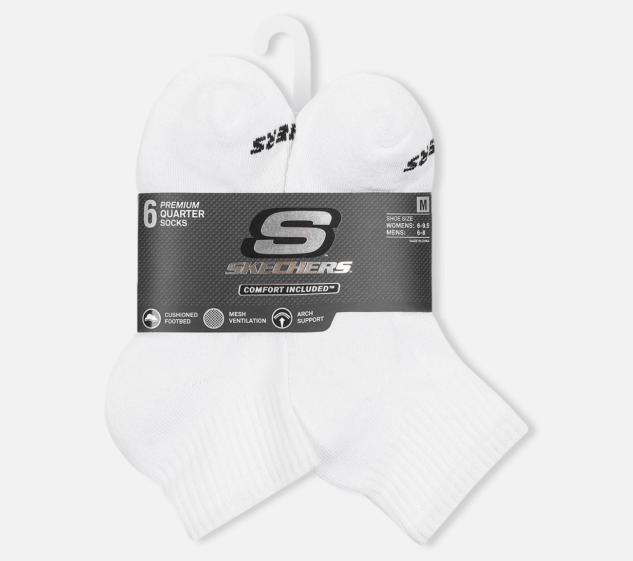 6 pakkauksen Core Quarter-sukat Sock Skechers.fi