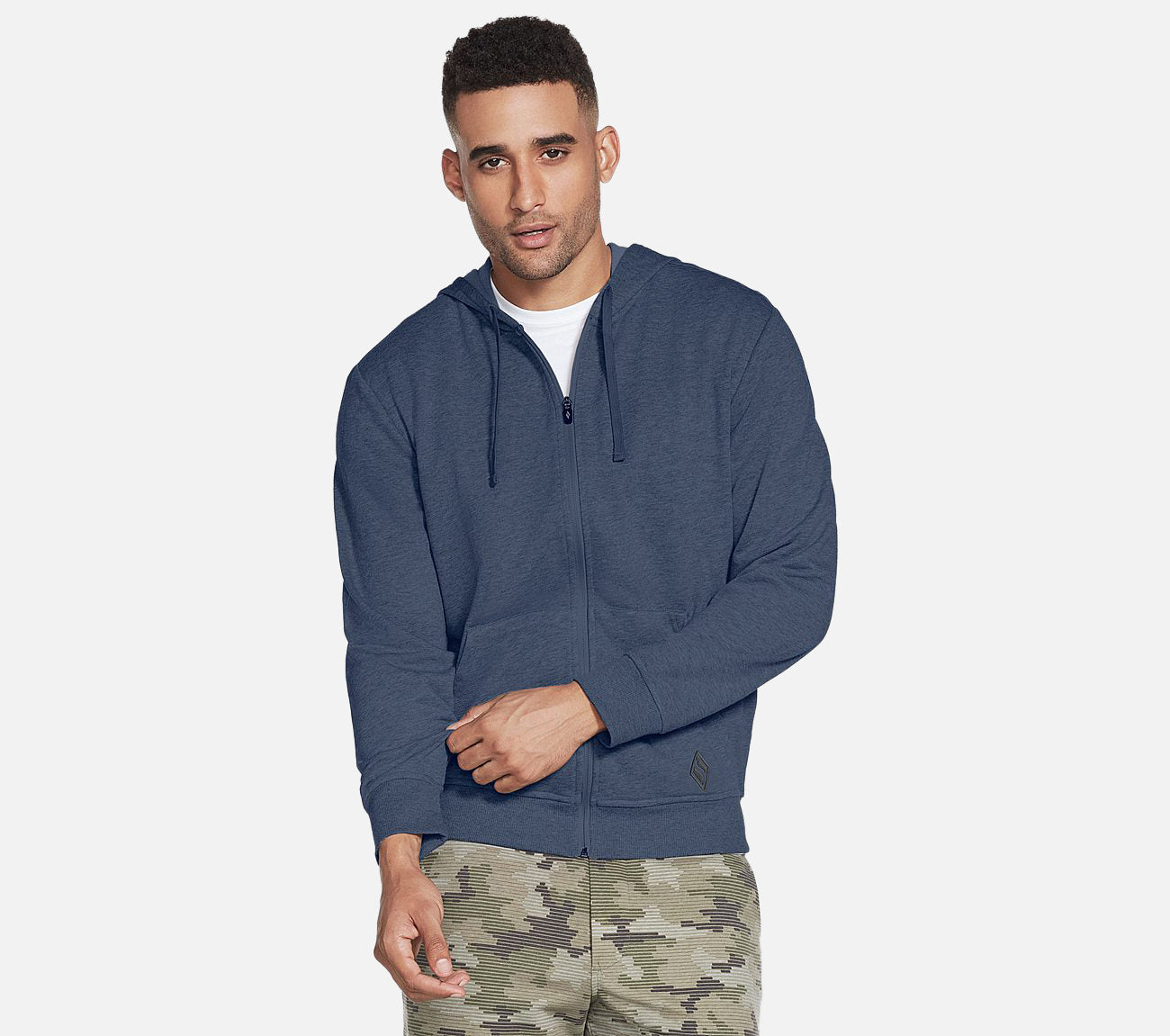 GO WALK Everywhere Full Zip Hoodie Clothes Skechers.fi