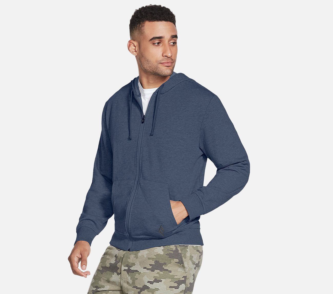 GO WALK Everywhere Full Zip Hoodie Clothes Skechers.fi
