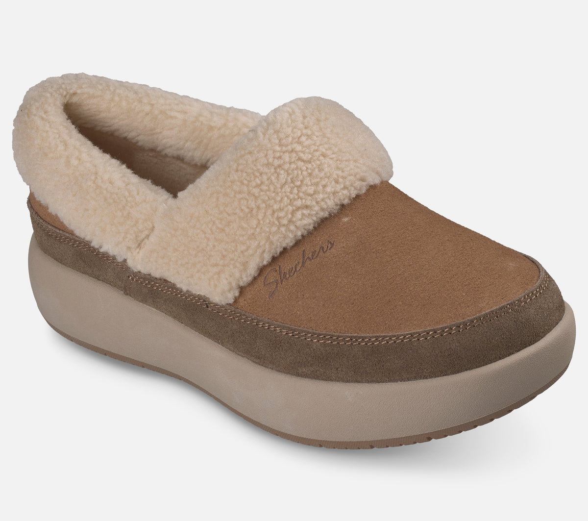 Relaxed Fit: Cozy Lodge - Cedar Snuggle Slipper Skechers.fi