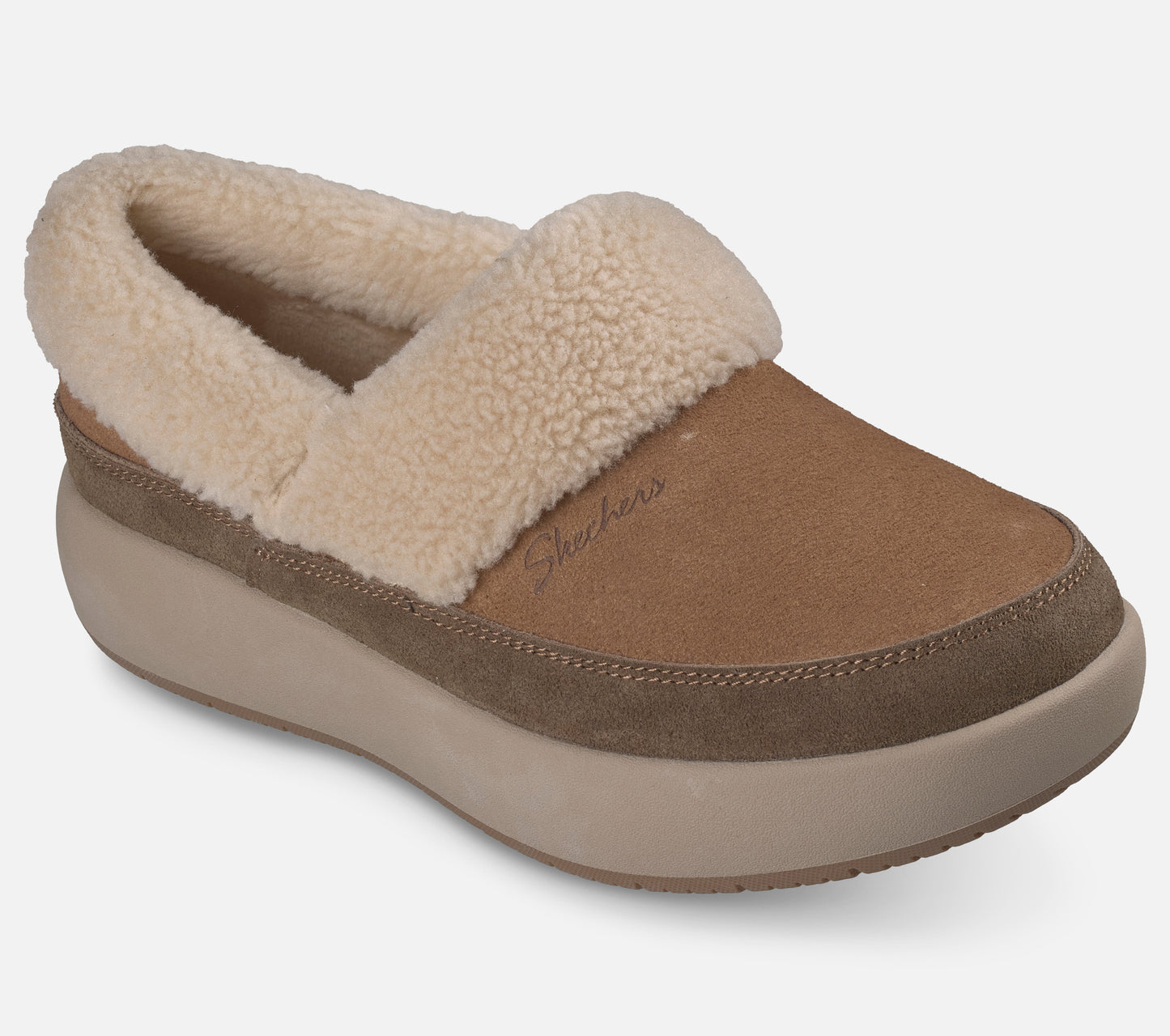 Relaxed Fit: Cozy Lodge - Cedar Snuggle Slipper Skechers.fi