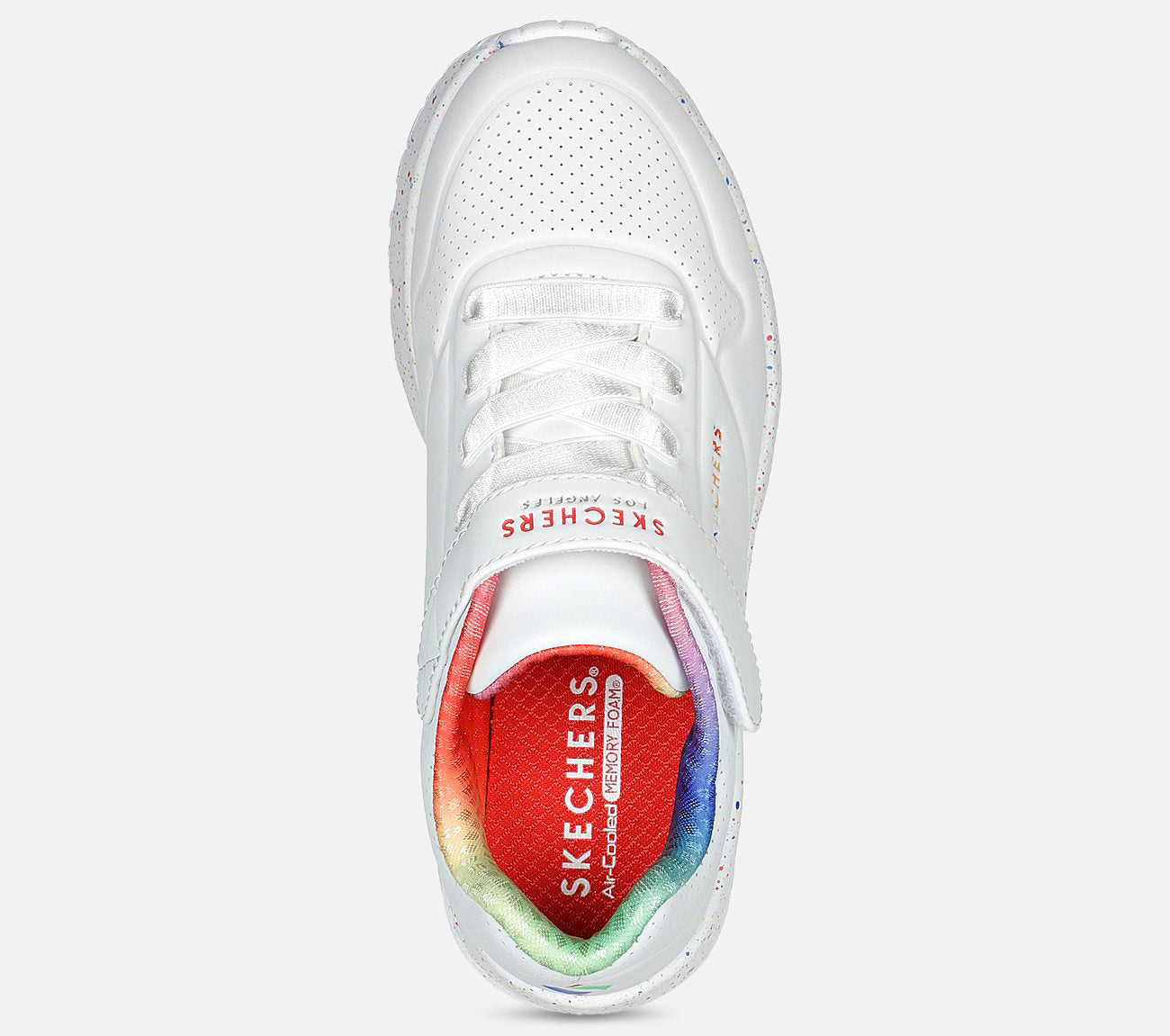 Uno Lite - Rainbow Specks Shoe Skechers.fi