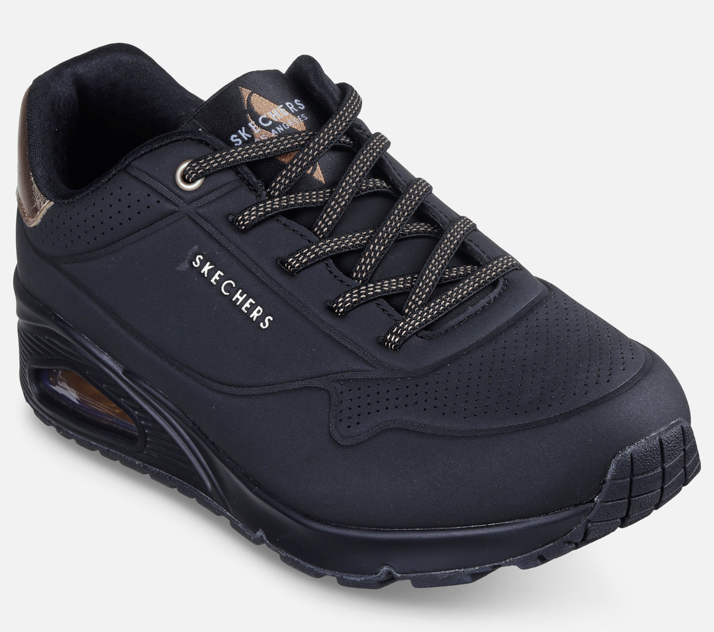 Wide Fit: Uno - Shimmer Away Shoe Skechers.fi