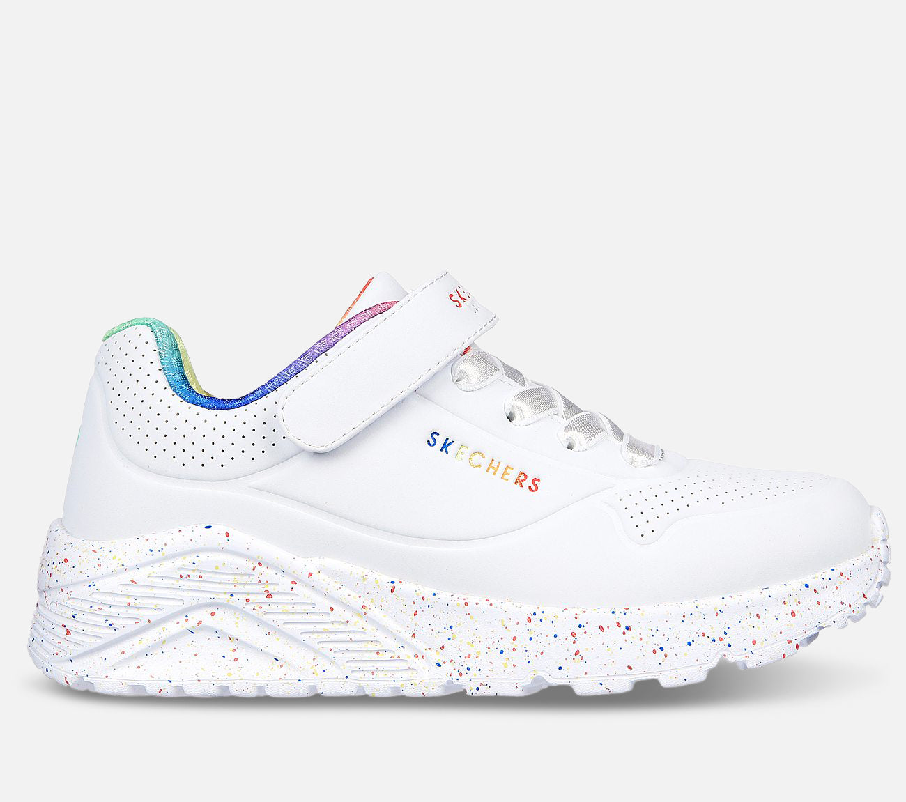 Uno Lite - Rainbow Specks Shoe Skechers.fi