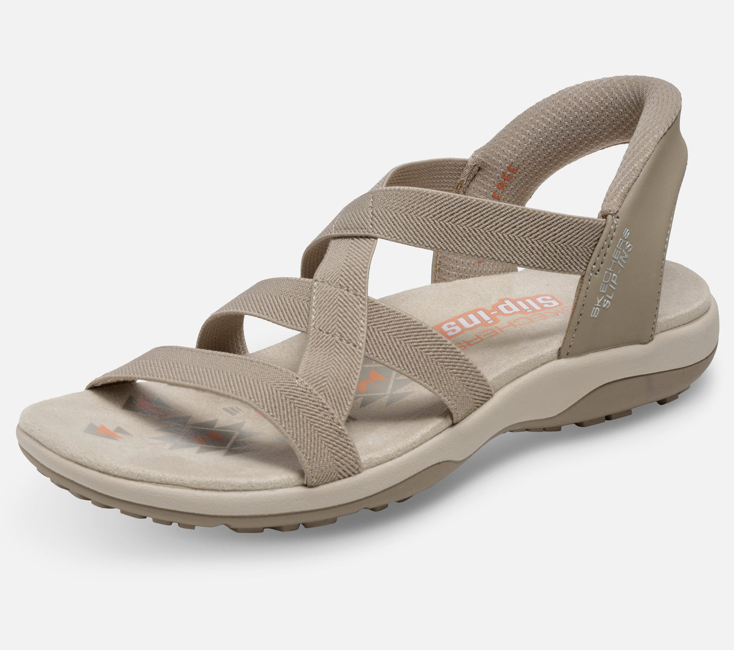 Wide Fit: Slip-ins: Reggae Slim - Stretch Flex Sandal Skechers.fi