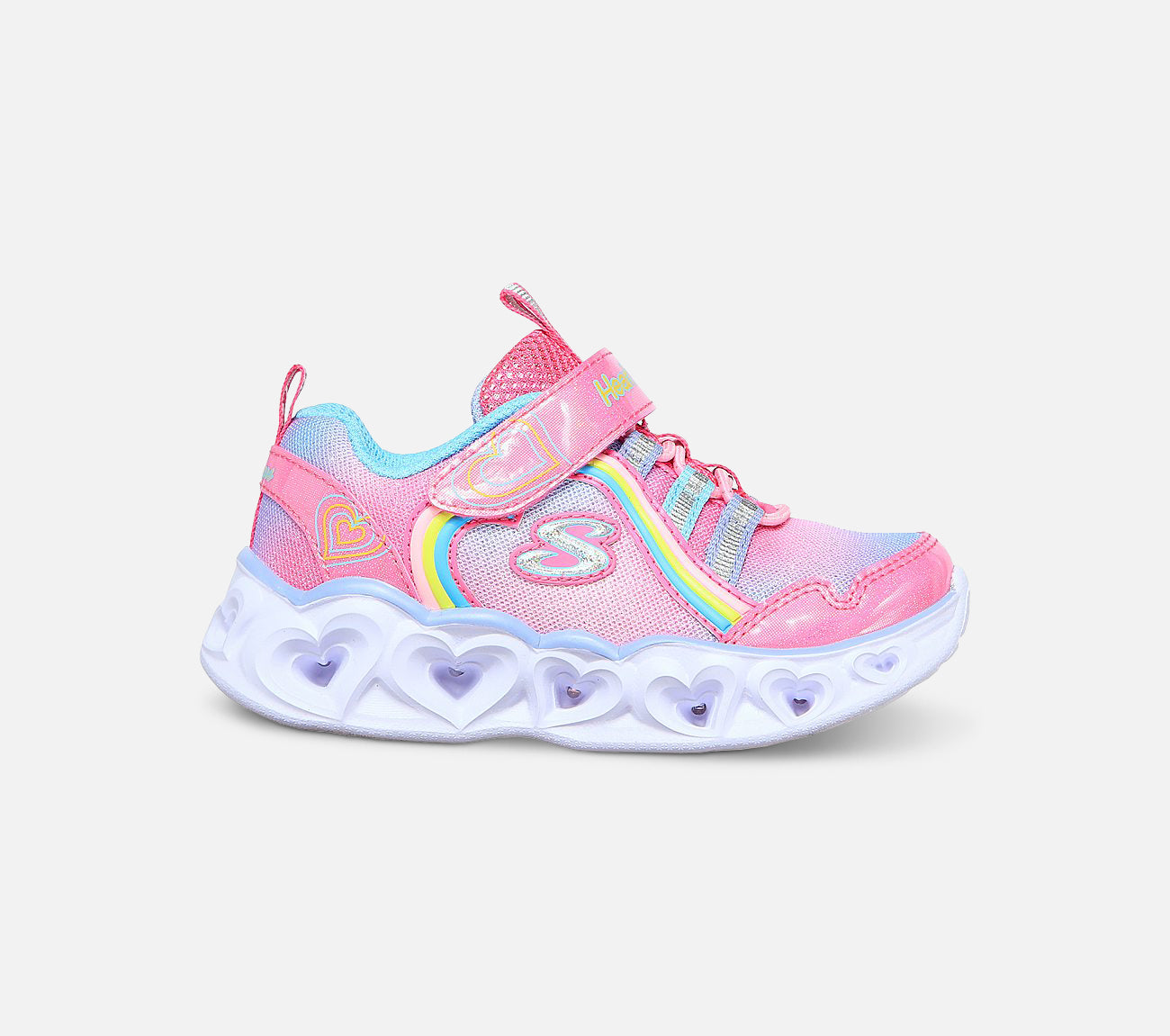 Hearts Lights - Rainbow Lux Shoe Skechers