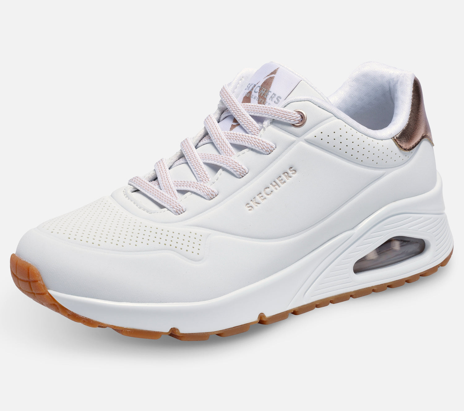 Wide Fit: Uno - Shimmer Away Shoe Skechers.fi