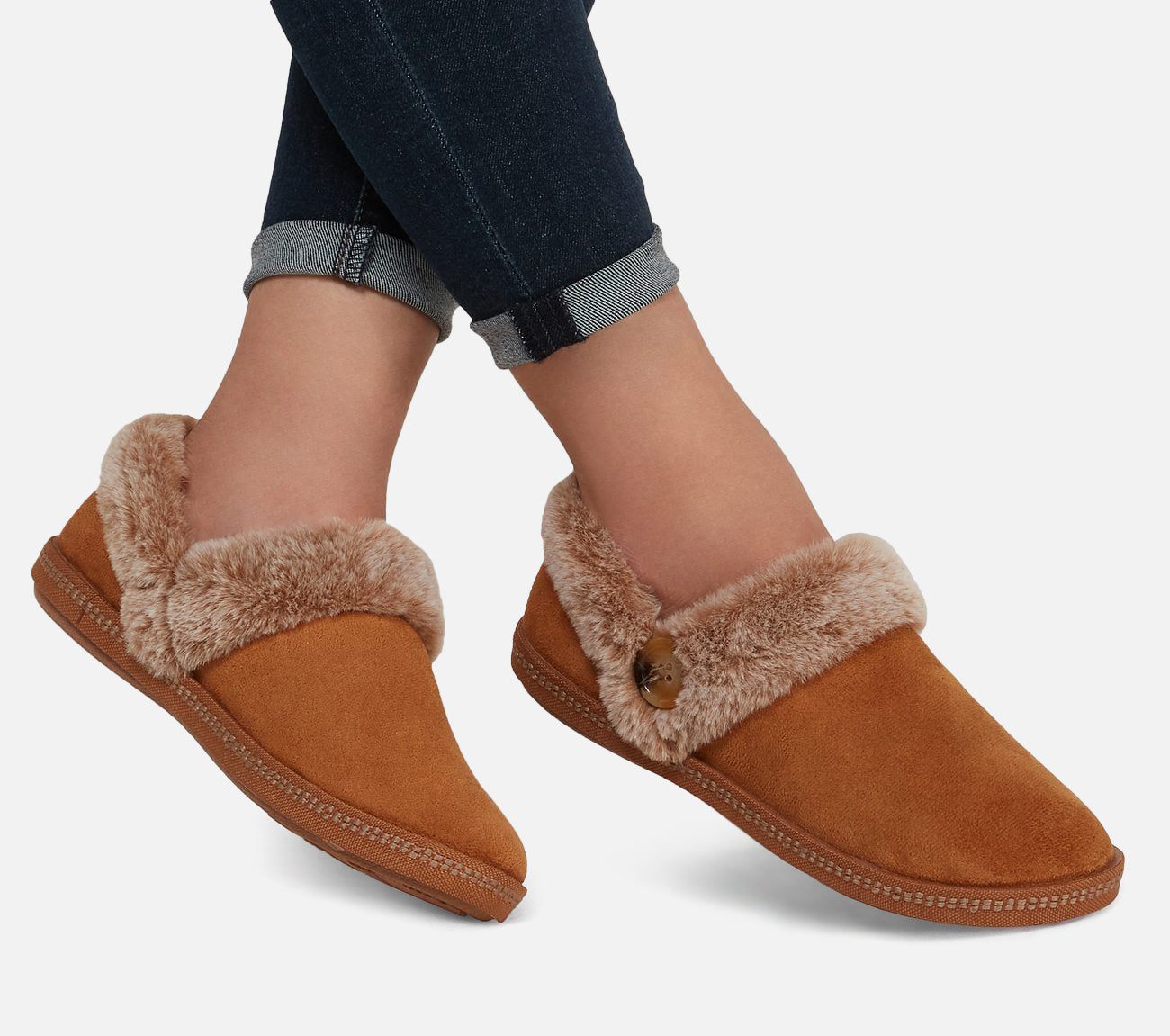 Wide Fit: Cozy Campfire - Fresh Toast Slipper Skechers.fi