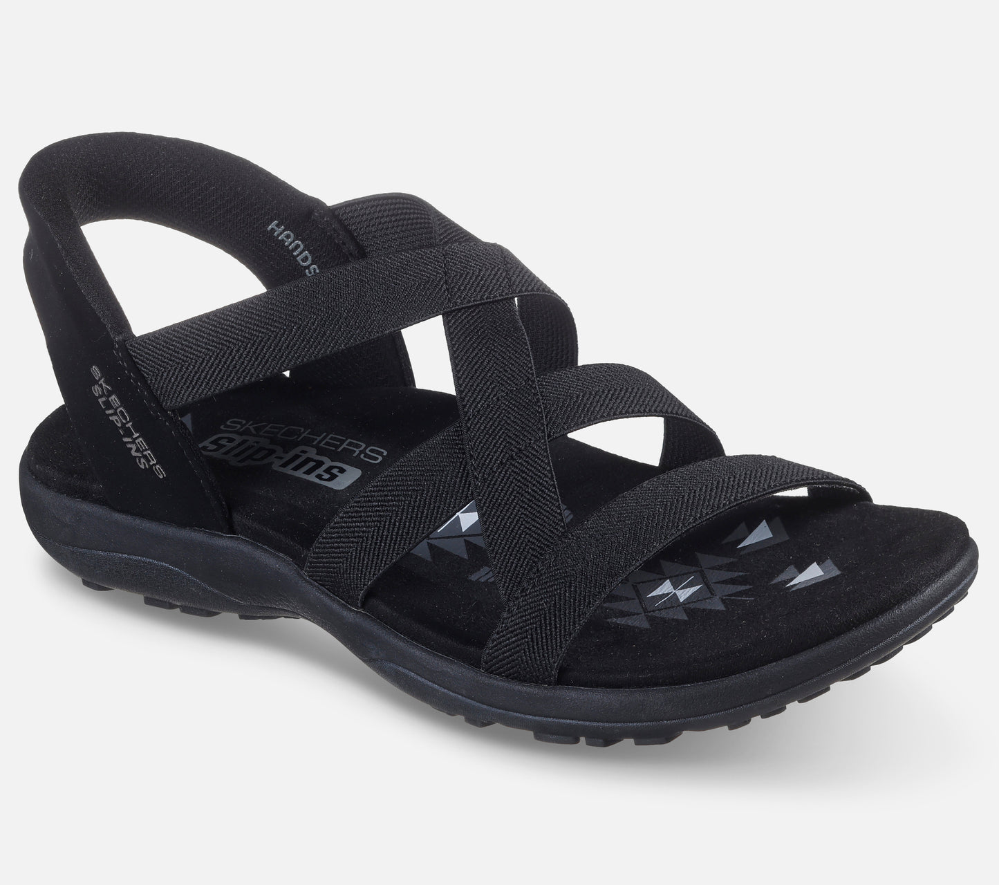 Wide Fit: Slip-ins: Reggae Slim - Stretch Flex Sandal Skechers.fi