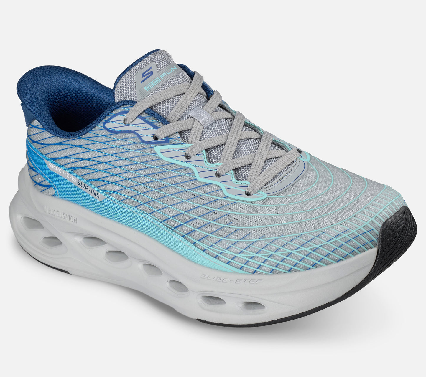 Slip-ins: Max Cushioning Glide-Step - Sapphire Shoe Skechers.fi