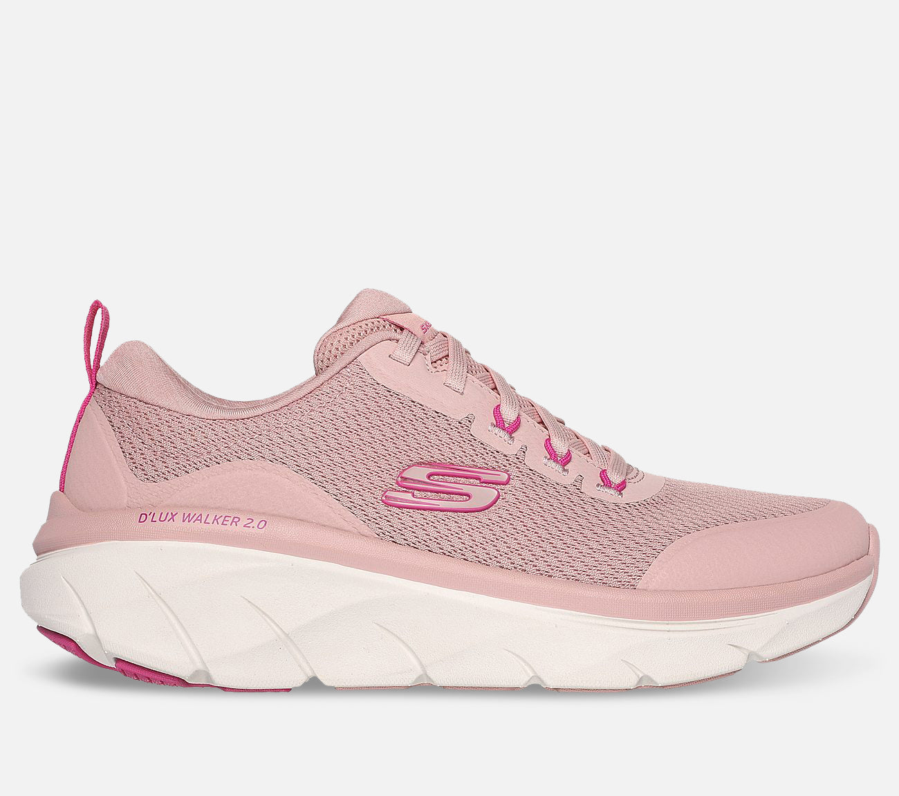 Relaxed Fit: D'Lux Walker 2.0 - Radiant Rose Shoe Skechers