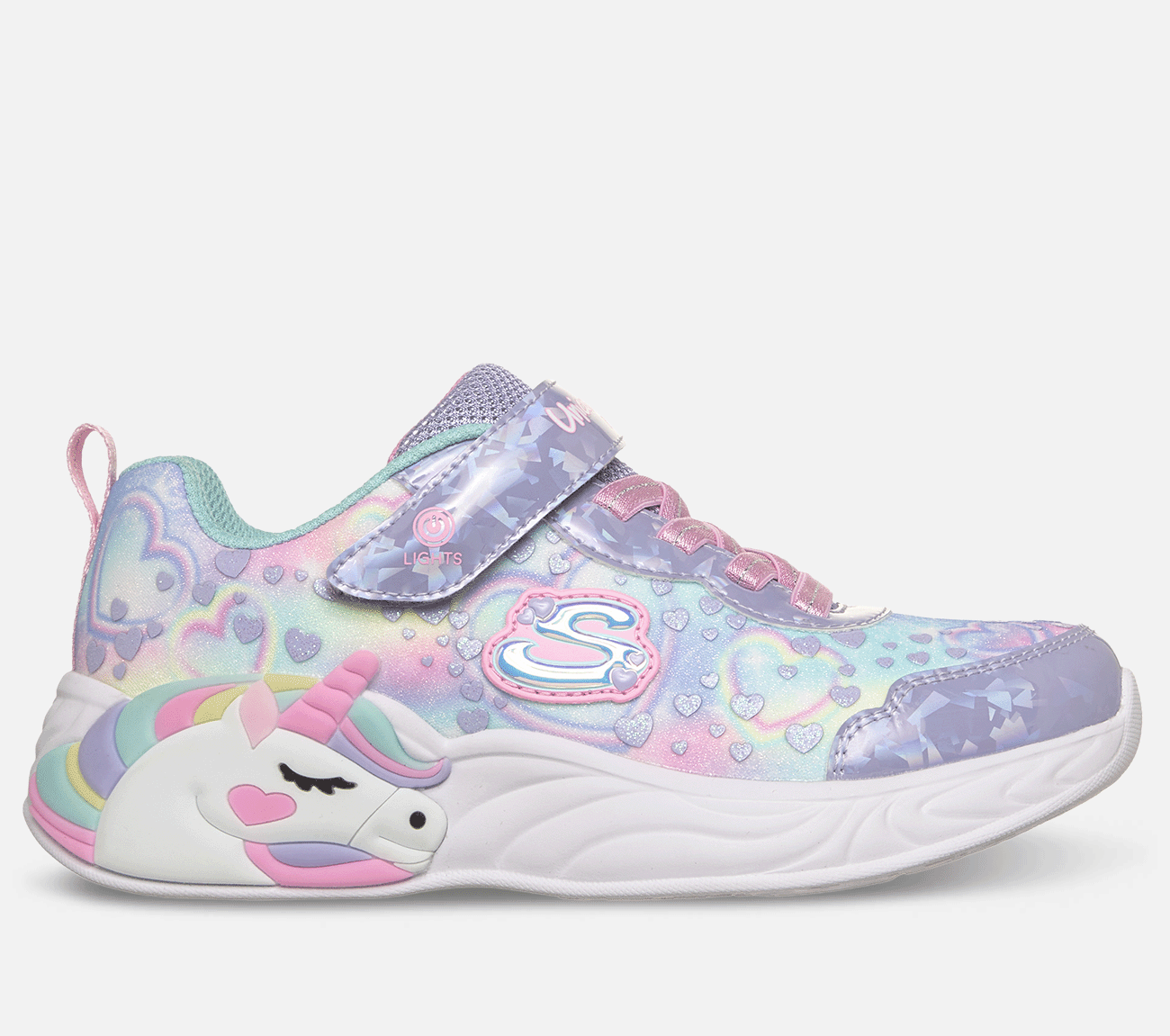 S-Lights: Unicorn Dreams - Heart Sparkles Shoe Skechers.fi