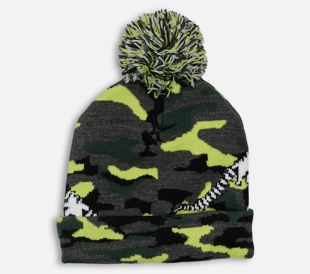 Camo Dinos Led Knit Hat W/Pom Hat Skechers