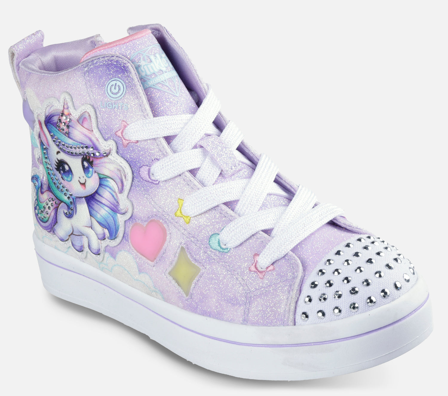 Twinkle Toes: Twi-Lites 2.0 - Unicorn Glam Shoe Skechers.fi