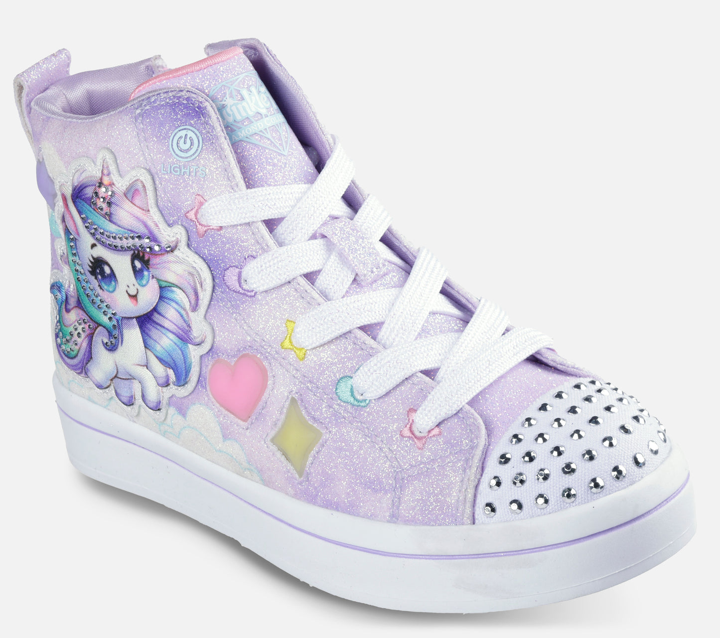 Twinkle Toes: Twi-Lites 2.0 - Unicorn Glam Shoe Skechers.fi