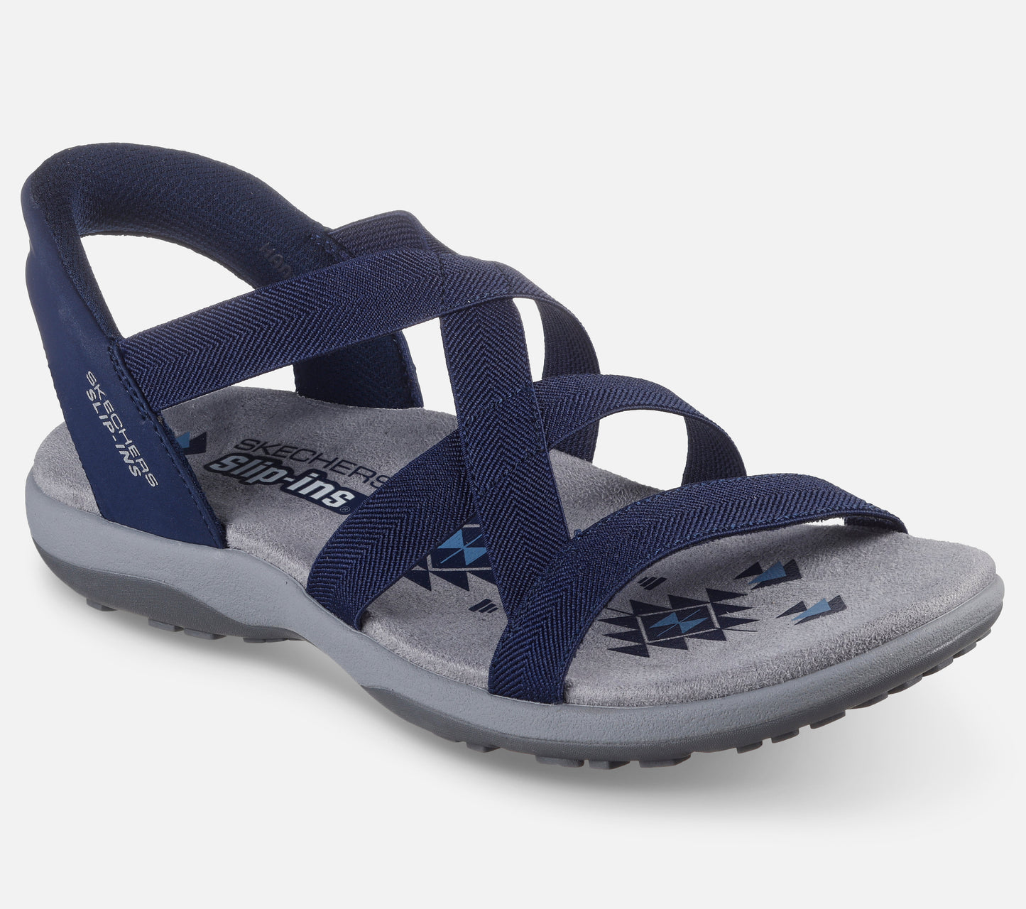 Wide Fit: Slip-ins: Reggae Slim - Stretch Flex Sandal Skechers.fi