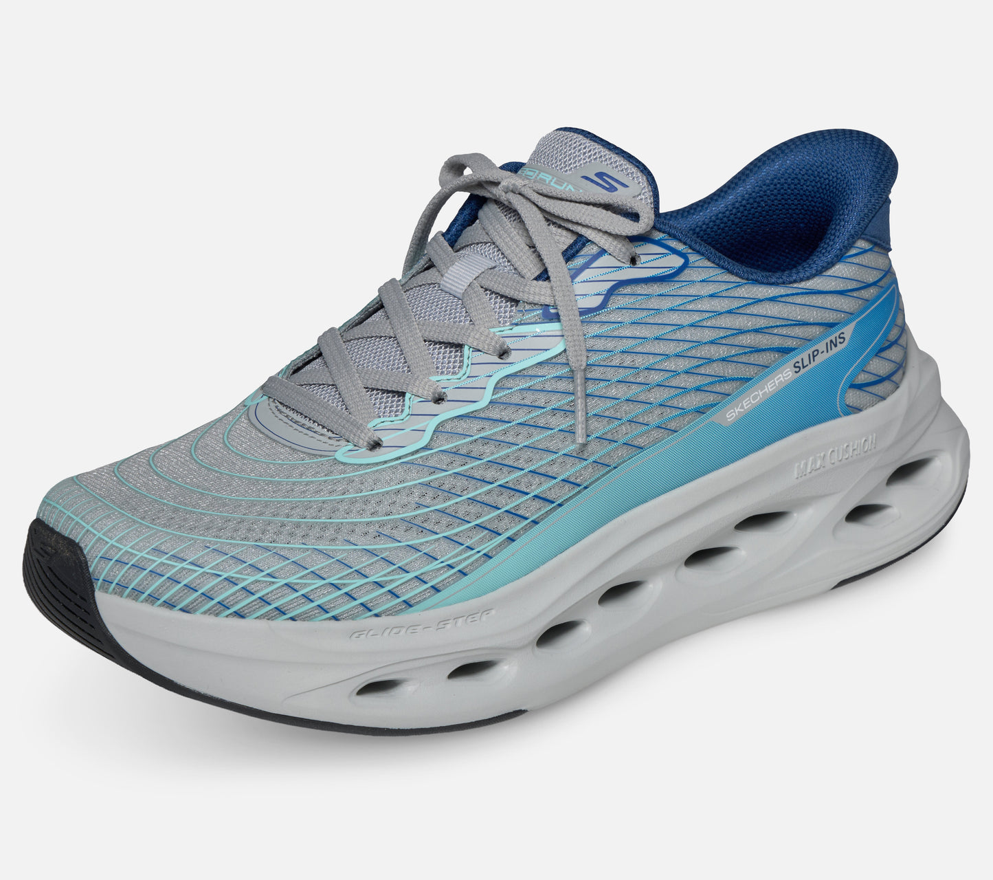 Slip-ins: Max Cushioning Glide-Step - Sapphire Shoe Skechers.fi