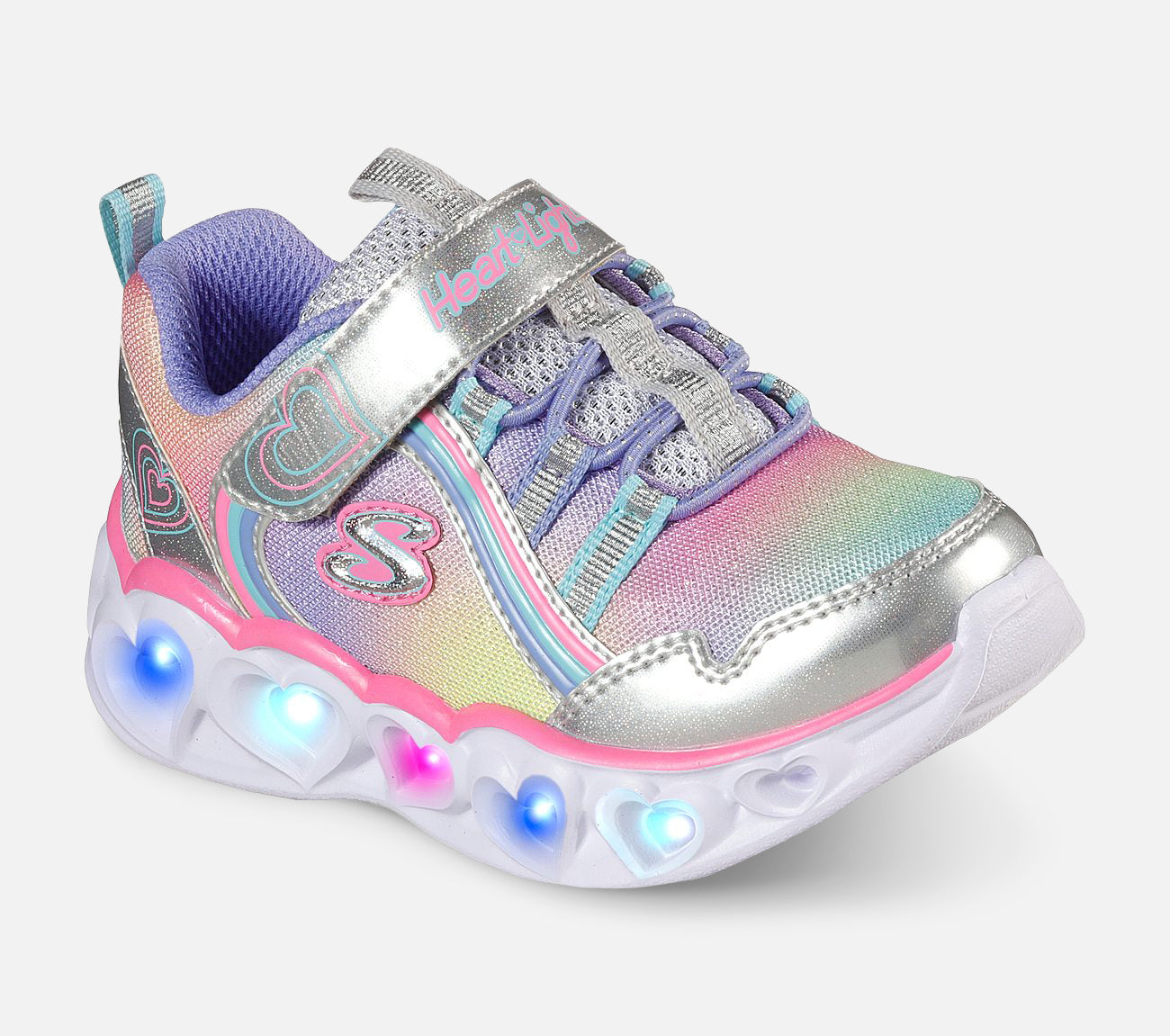 Hearts Lights - Rainbow Lux Shoe Skechers