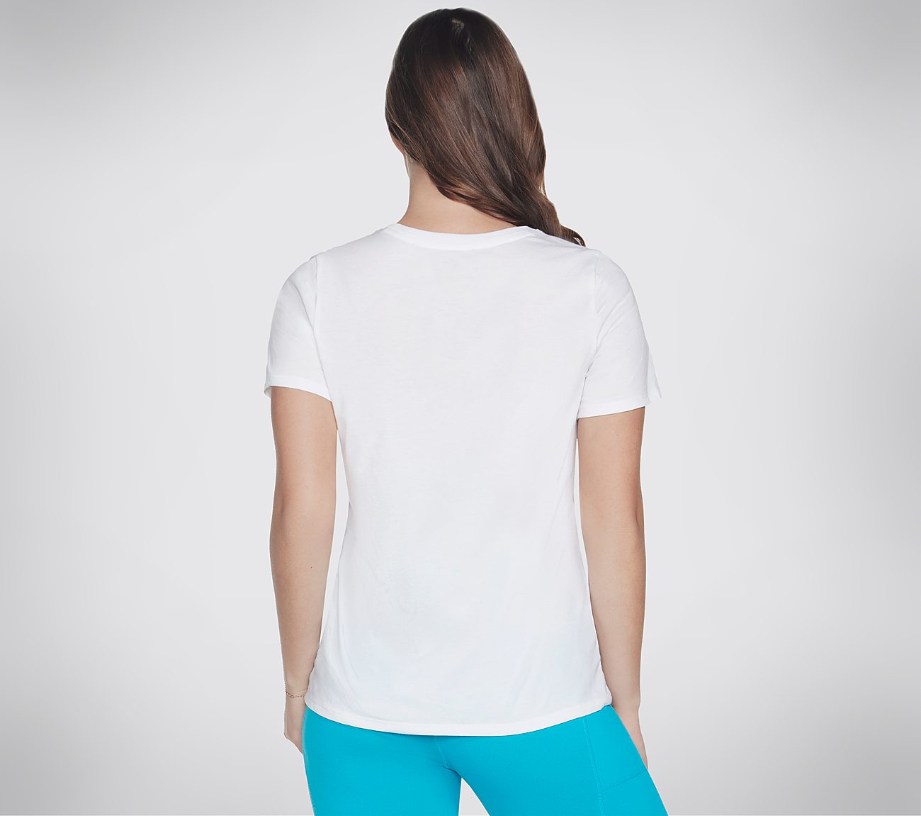 Skechers Metallic Logo Tee Clothes Skechers