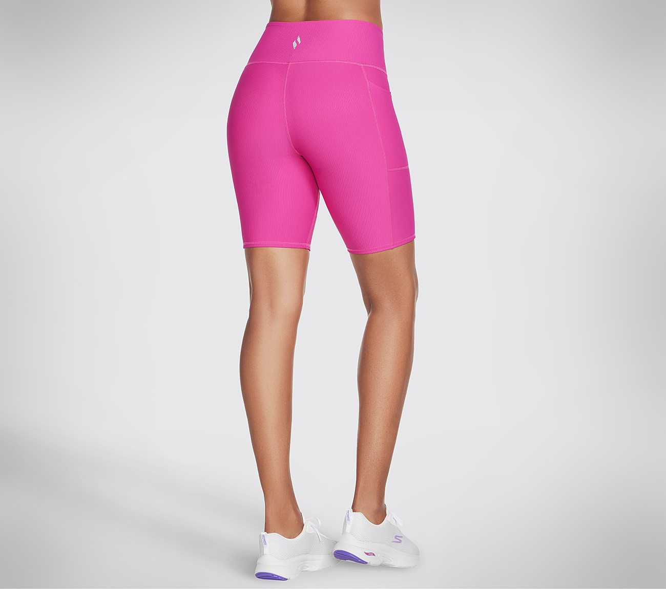 GO FLEX Rib High Waisted 8" Bike Short Clothes Skechers.fi